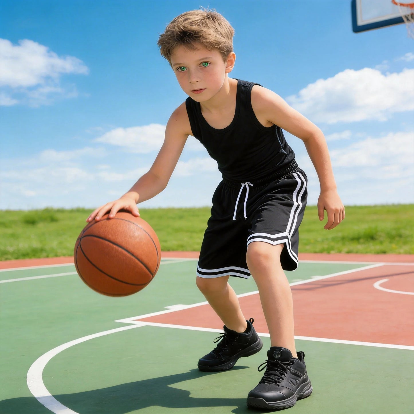 1pcs Kids Sport Shorts Boys Girls Basketball Running Short Baby Casual Pant Children Short Pant Summer Teenager Fitness Clothing