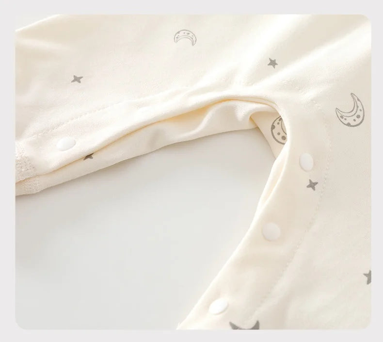 0-3Y Newborn Underwear 2Pcs Sets New Spring Infant Girls Boys Pure Cotton Sleepwear High Waist Pants Soft Baby Pajamas Clothes