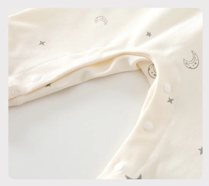 0-3Y Newborn Underwear 2Pcs Sets New Spring Infant Girls Boys Pure Cotton Sleepwear High Waist Pants Soft Baby Pajamas Clothes
