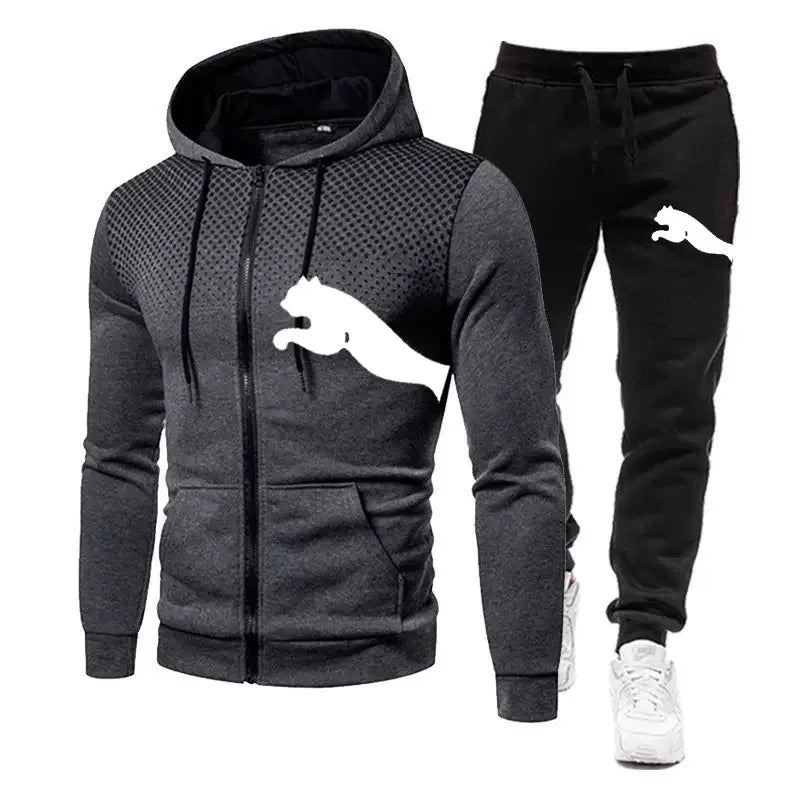 Men's Sets Hoodies+pants 2026 Spring Sport Suits Casual Sweatshirts Tracksuit Male Casual Sports Jacket Jogging Sportswear Suit
