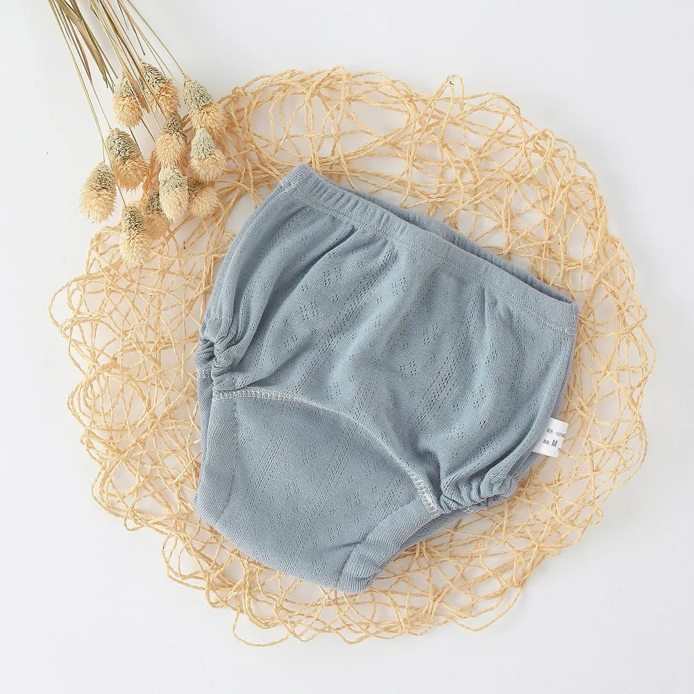 Newborn Training Pants Baby Shorts Solid Color Washable Underwear BABY Boy Girl Cloth Diapers Reusable Nappies Infant Panties