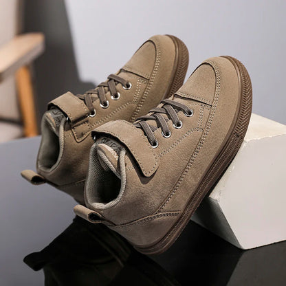 2025 Fashion Kids Sneakers Boys Girls Casual Board Shoes High Top Running Sports Shoes Children‘s Boots Non-slip Basketball New