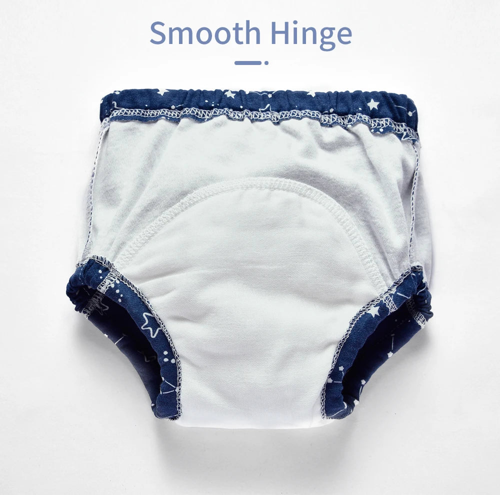 Insular Baby Training Pants Reusable Cotton Cloth Baby Diapers  Washable Infants Children Underwear Nappy Changing 2PCs/Box