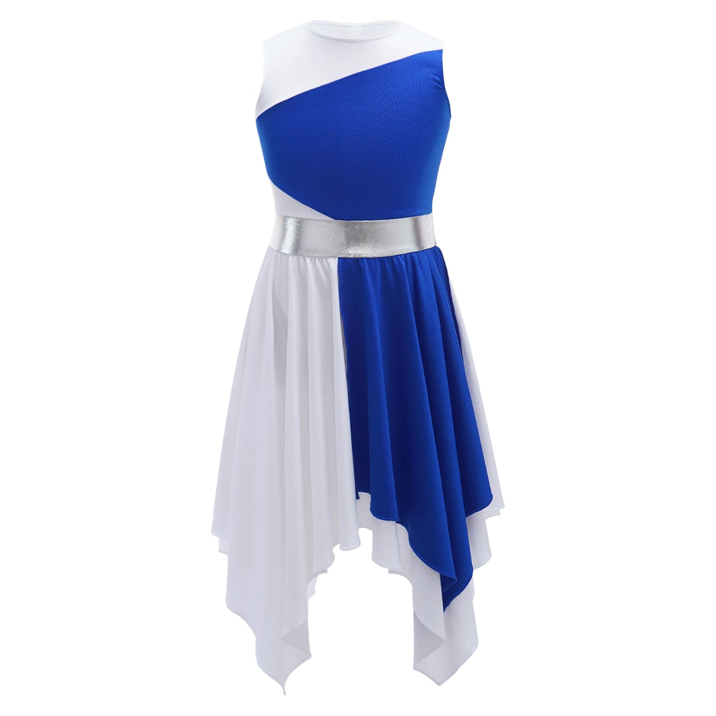 Girls Lyrical Dance Dress Kid Celebration of Spirit Church Dress Children Dancewear Stage Performance Wordhip Liturgical Costume