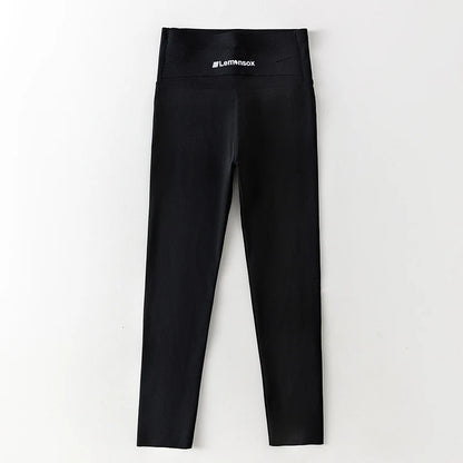Girls' Shark Shorts for Spring and Autumn; Thin Children's Tights with High Elasticity; Nine-inch Pants