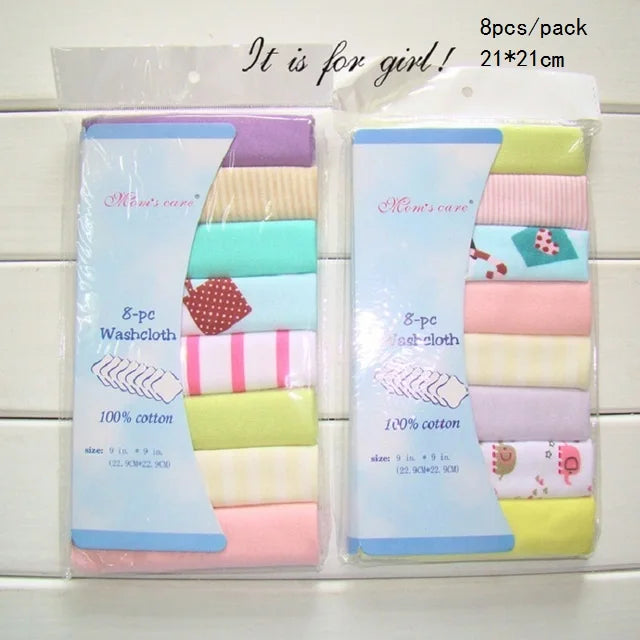 100% Cotton Newborn Baby Towels Saliva Towel Nursing Towel Baby Boys Girls Bebe Toalha Washcloth Handkerchief Dropshipping KF011