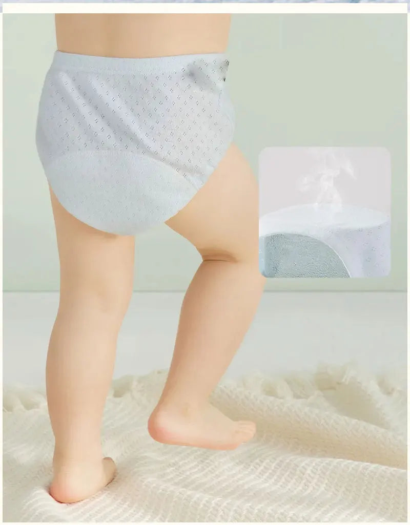 Newborn Baby Reusable Diapers Children Potty Training Panties Cotton Cloth Washable Underwear  Ecological Nappies Infant Panties