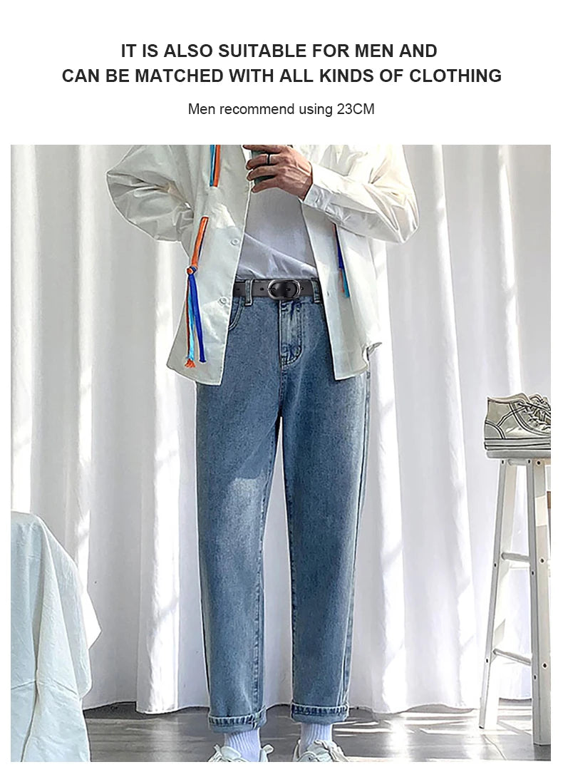Alloy women Belts New style luxury for Genuine Leather Fashion Pin Buckle Jeans Decorative Ladies Retro Decorative