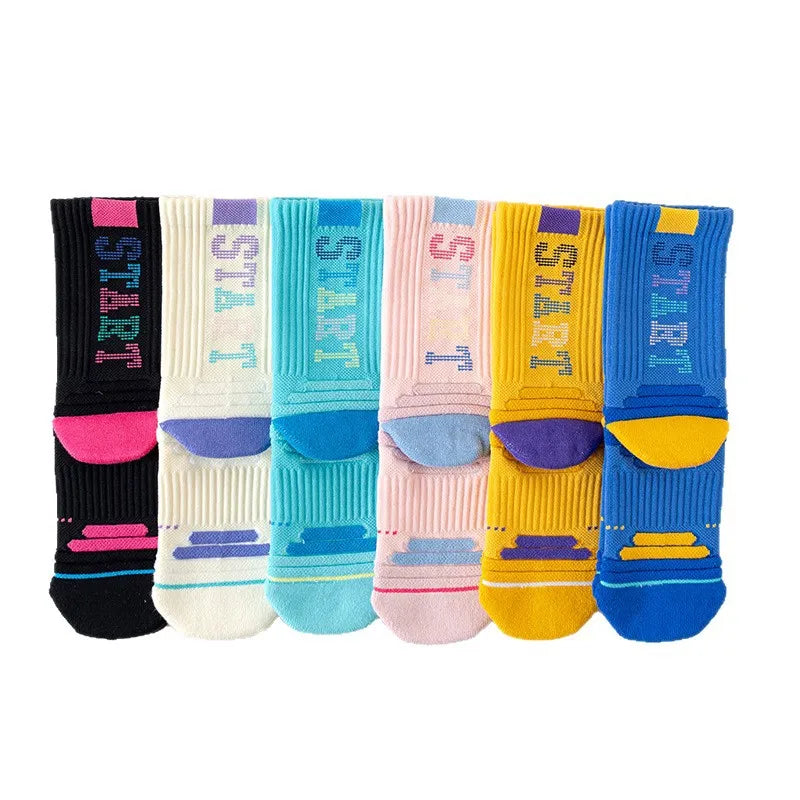 Professional Children's Sports Socks Boys Basketball Socks Outdoor Football Sock Hiking Sports Socks for Girls 5-14 Years