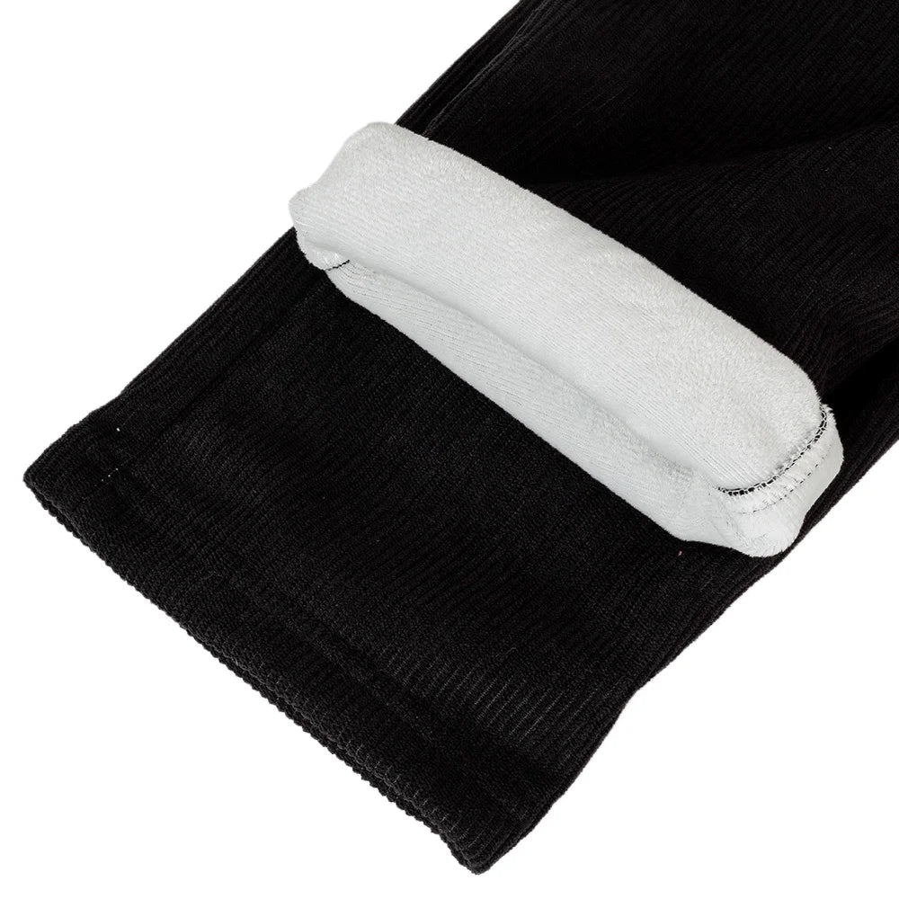 Girls Pants Autumn Winter Warm Trendy Children's Corduroy Casual Straight Trousers Kids Slimming Wide Leg Pants 4-14Years Old