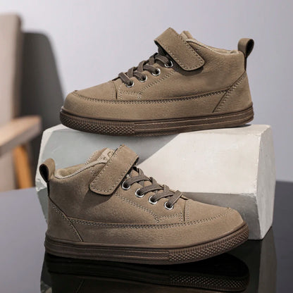 2025 Fashion Kids Sneakers Boys Girls Casual Board Shoes High Top Running Sports Shoes Children‘s Boots Non-slip Basketball New