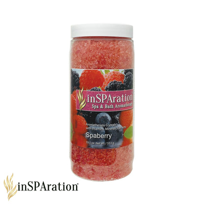 19oz inSPAration Rx Crystals – Epsom Salt for Hot Tub, Muscle Relaxing & Stress Relief Bath Salts, Spa Crystals for Hot Tubs