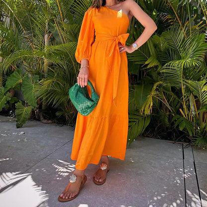 Loose Irregular Dress for Women