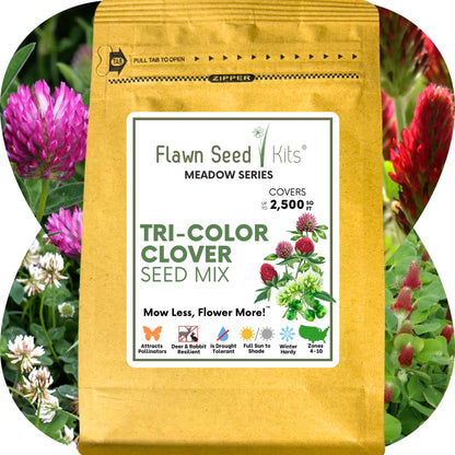 Tri-Color Clover Seed Blend