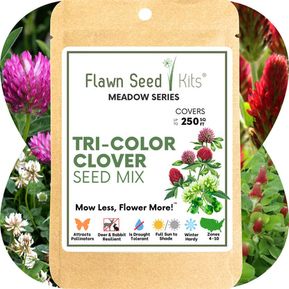 Tri-Color Clover Seed Blend