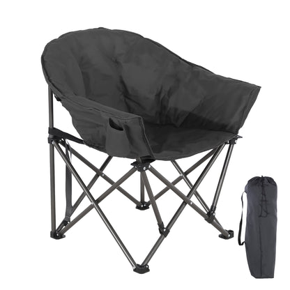 Ainfox 2PCS Oversized Camping Chair Folding Chair Camp Chair for Outdoor, Adults, Men and Women
