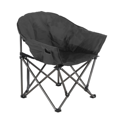 Ainfox 2PCS Oversized Camping Chair Folding Chair Camp Chair for Outdoor, Adults, Men and Women
