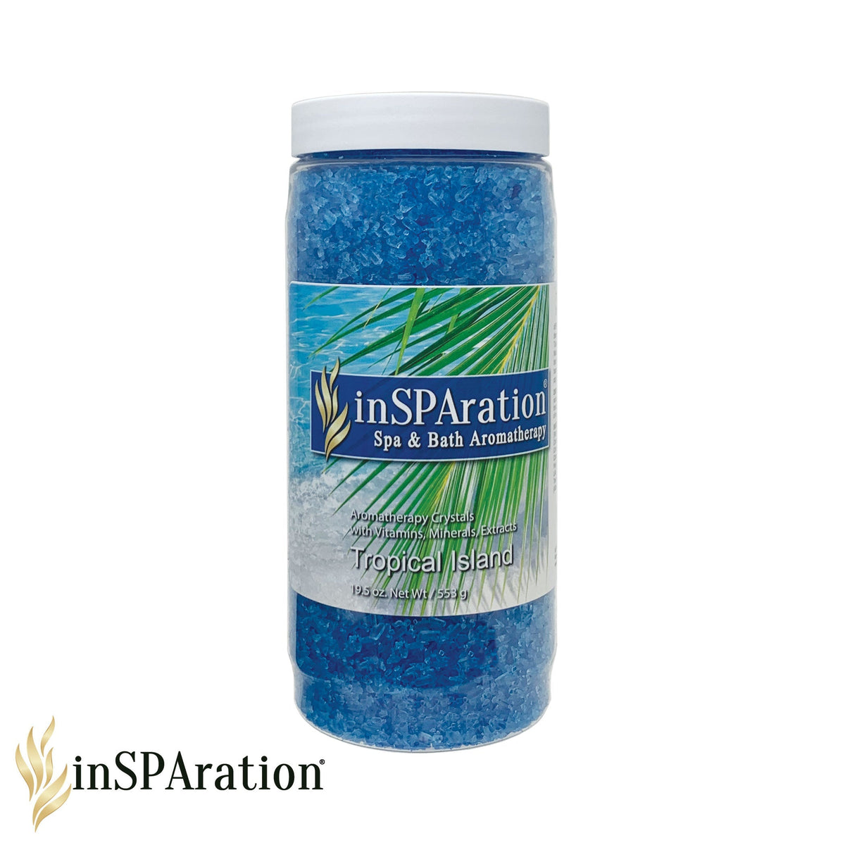 19oz inSPAration Rx Crystals – Epsom Salt for Hot Tub, Muscle Relaxing & Stress Relief Bath Salts, Spa Crystals for Hot Tubs