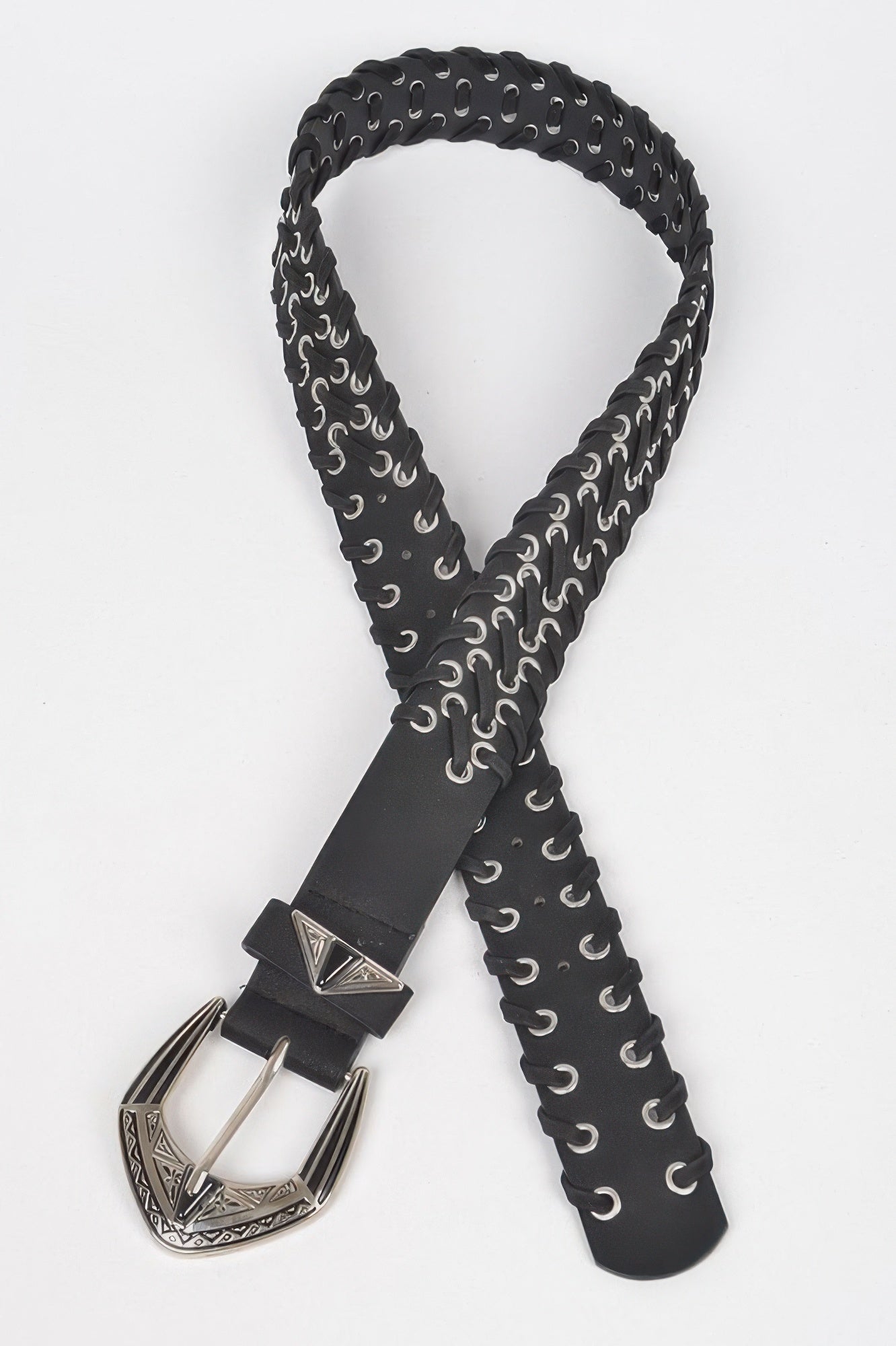 Multi Metal Eyelet Belt