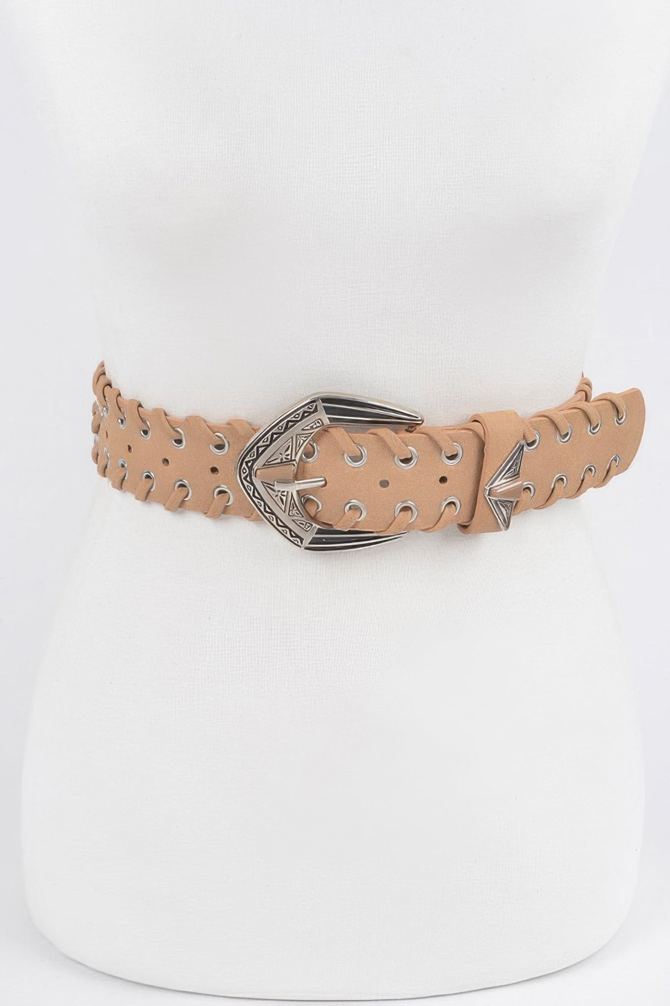 Multi Metal Eyelet Belt