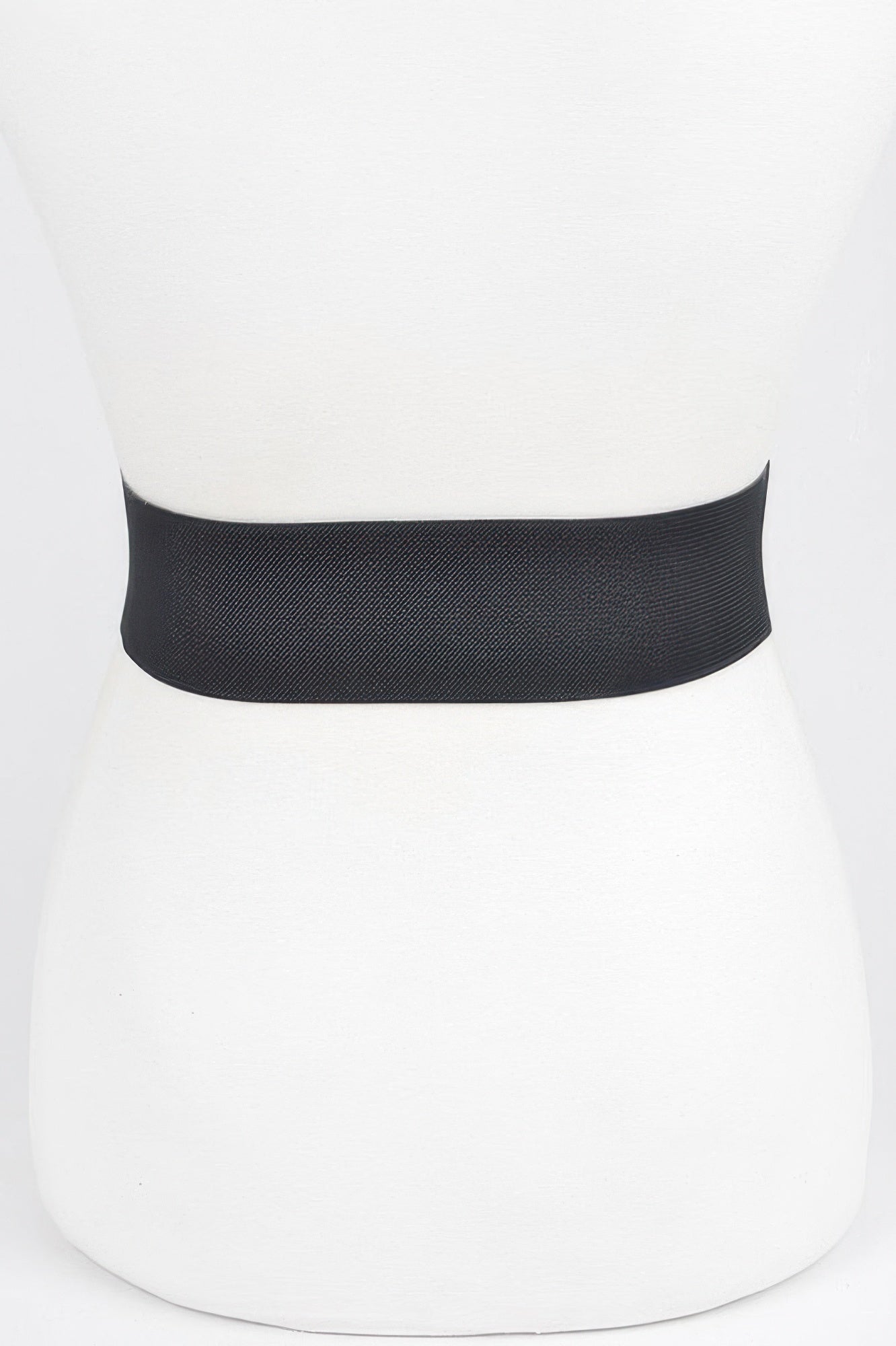 Rhinestone Buckle Stretch Belt