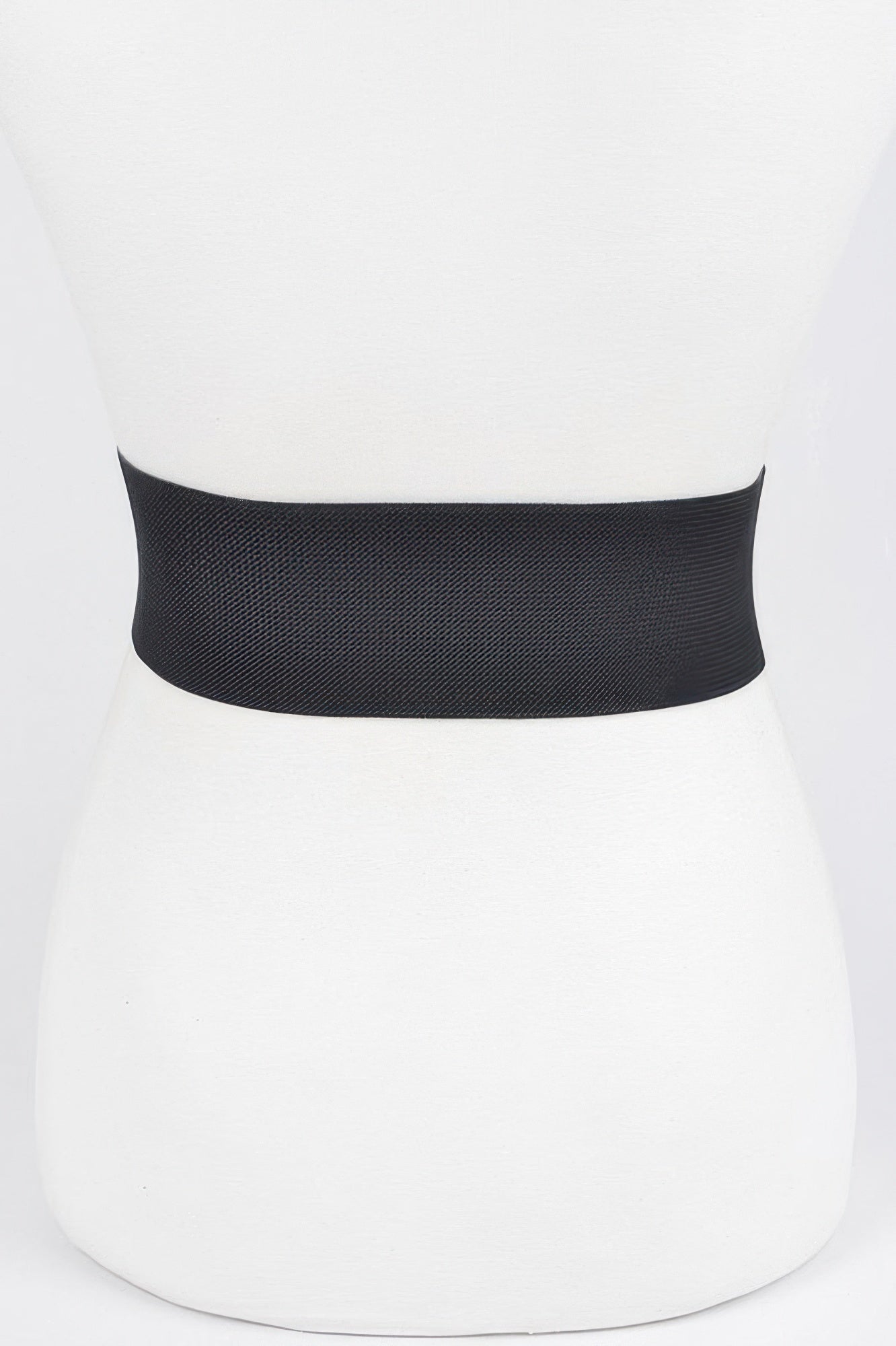 Big Metal Buckle Stretch Belt
