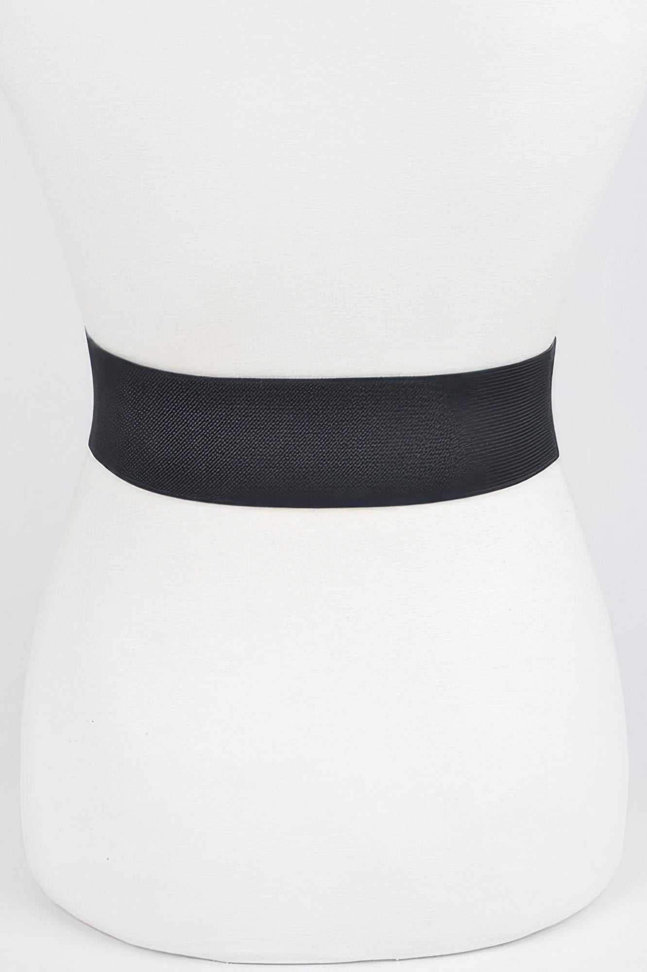 Rhinestone Metal Buckle Stretch Belt