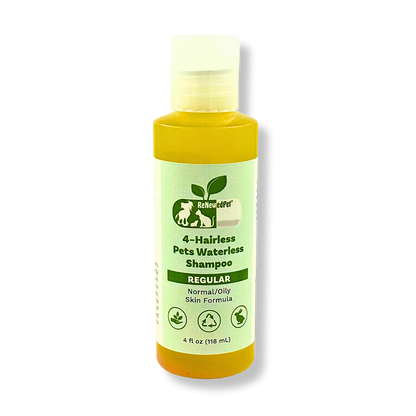 4-HAIRLESS PETS REGULAR WATERLESS SHAMPOO
