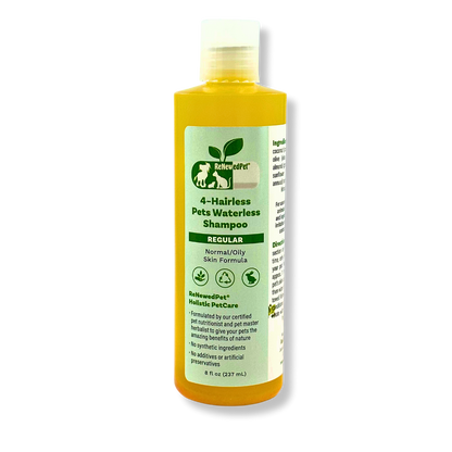 4-HAIRLESS PETS REGULAR WATERLESS SHAMPOO