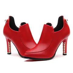 Autumn New Korean Style Pointed Toe Heels for Women