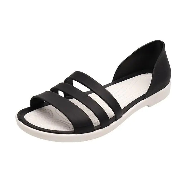 Women's Summer Candy Color Flat Beach Sandals