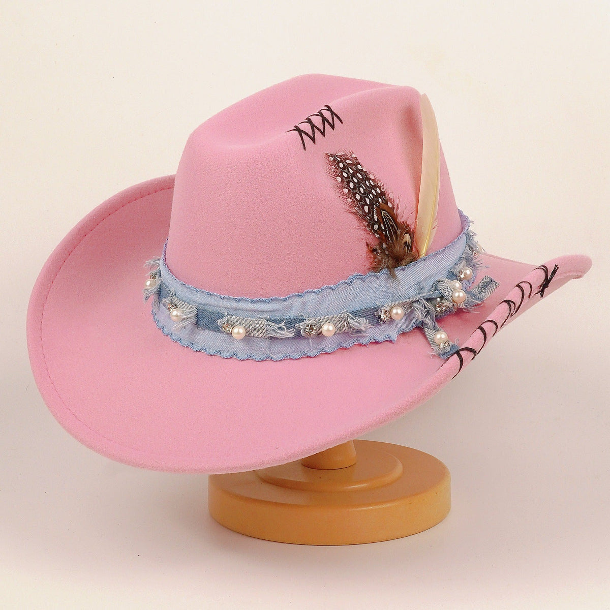 Western Cowboy Vintage Jazz Hat Felt Hat