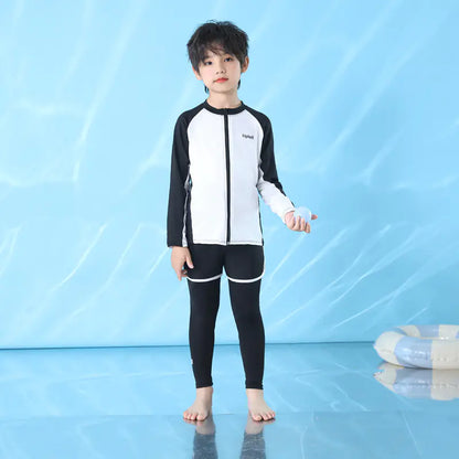 Kids Long Sleeve UV Protection Swimwear for Boys and Girls