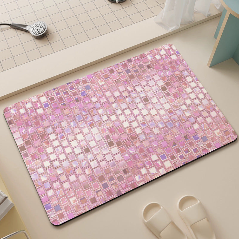 Quick-drying Door Mat Dirt- And Scratch-resistant Foot Mat Diatomaceous Earth Floor Mat