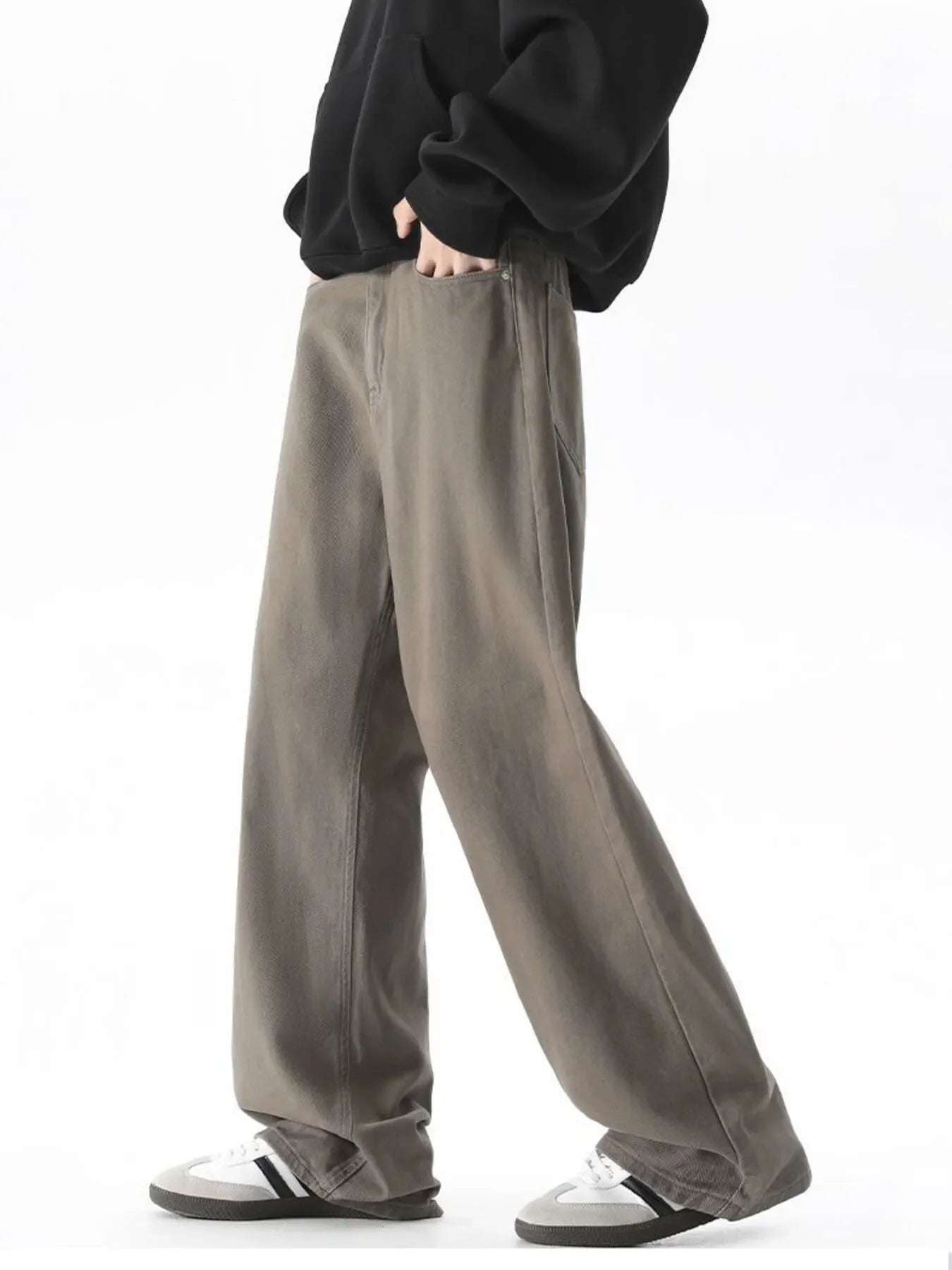 Men's Full Size Wide Leg Jeans Plus Size