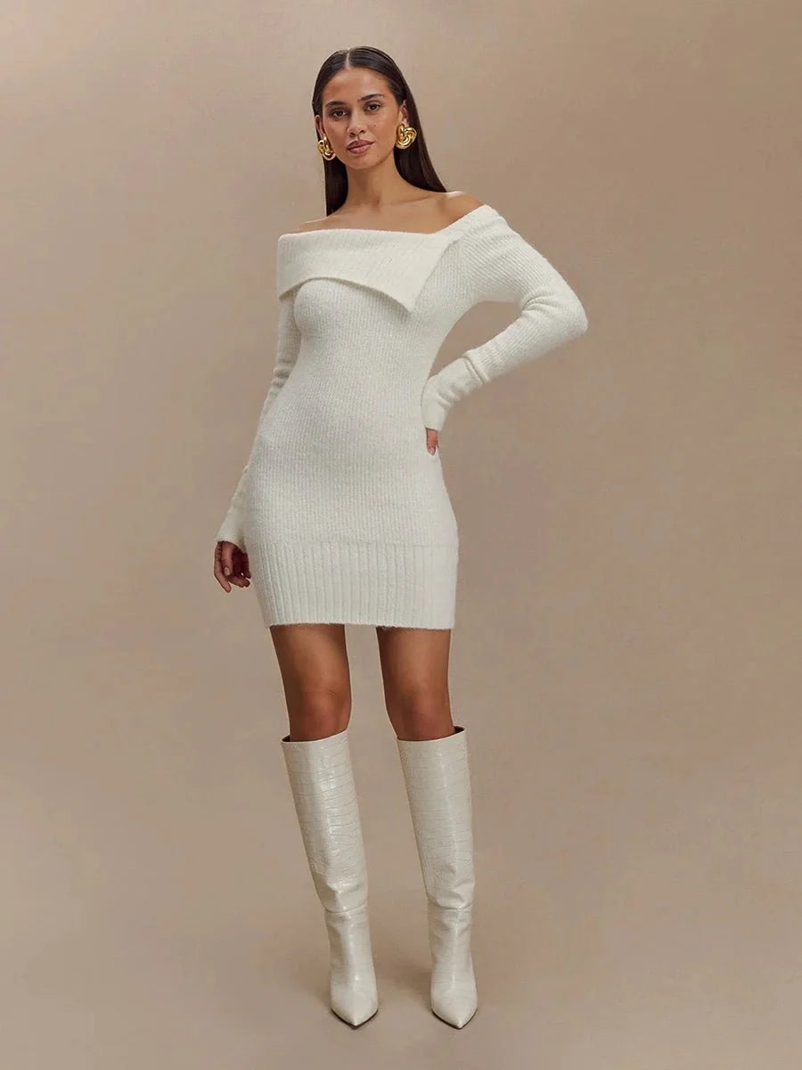 Aliza Dress Sweater Long Sleeved