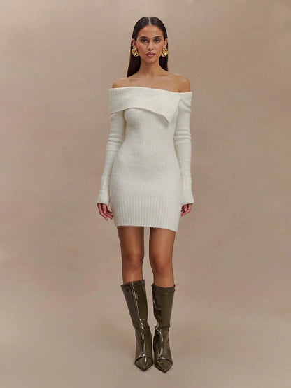 Aliza Dress Sweater Long Sleeved
