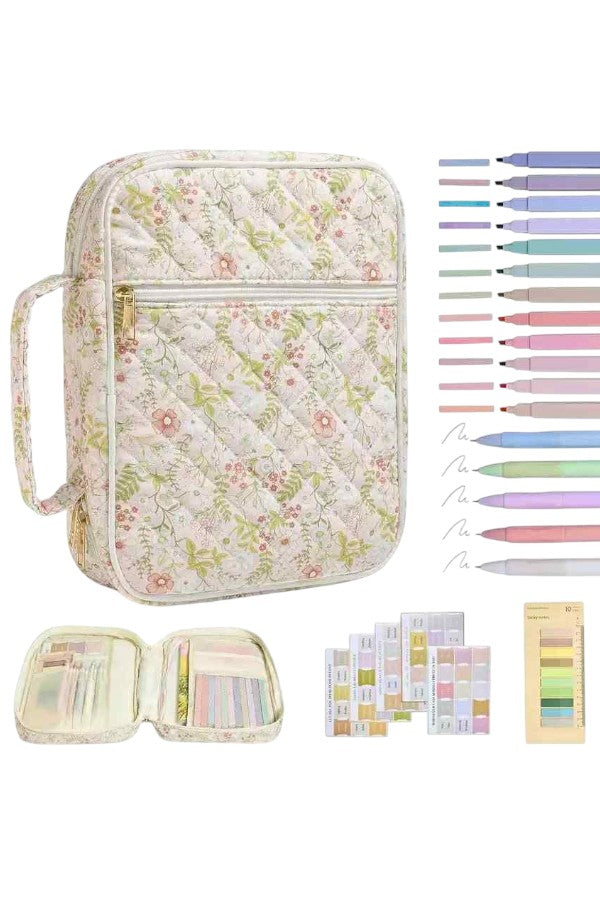 SC - ETA 2/16 - Ruth Pink Floral Print Bible Cover