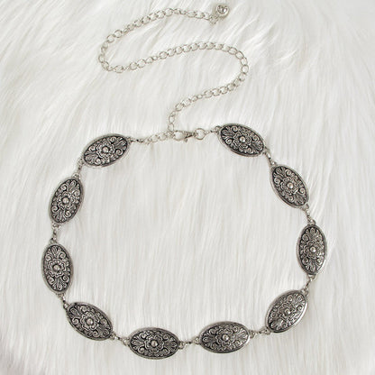 In-Stock Fast Shipping European And American Style Beach Metal Pants Chain High-End Chain Bohemian Style Waist Chain Accessory For Dresses