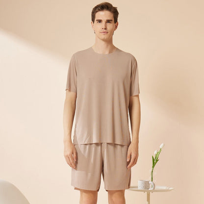 Men's Thin Section Traceless Ice Silk Home Wear