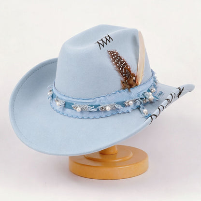 Western Cowboy Vintage Jazz Hat Felt Hat