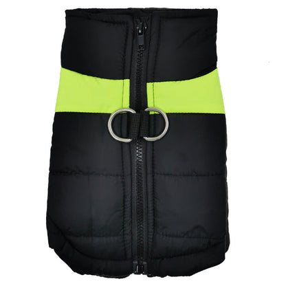 Big Dog Pet Vest Ski Suit Waterproof Cotton Coat Jacket Autumn And Winter Warm Clothing For Pets