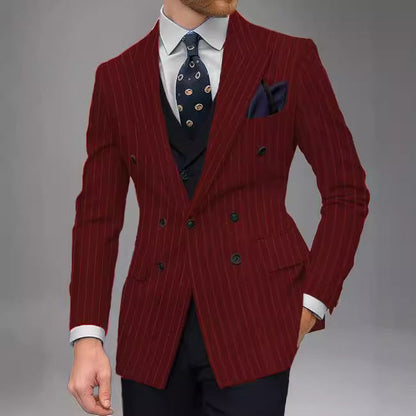Business-Casual Tailored Suit Spring-Autumn Top For Men