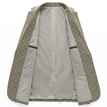 Mens Business-Casual Suit Jacket For Young And Middle-Aged