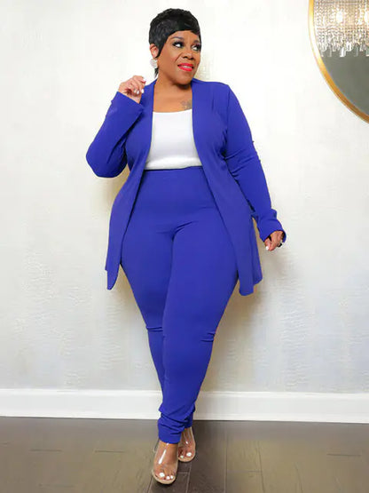 Plus Size Women’s Matching Two-Piece Outfit Set