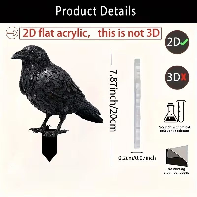 Acrylic Halloween Garden Decoration Picks