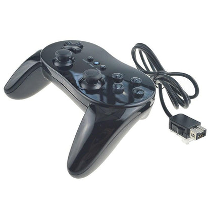 Classic White And Black Wired Pro Remote Game Controller Compatible With PC Laptop