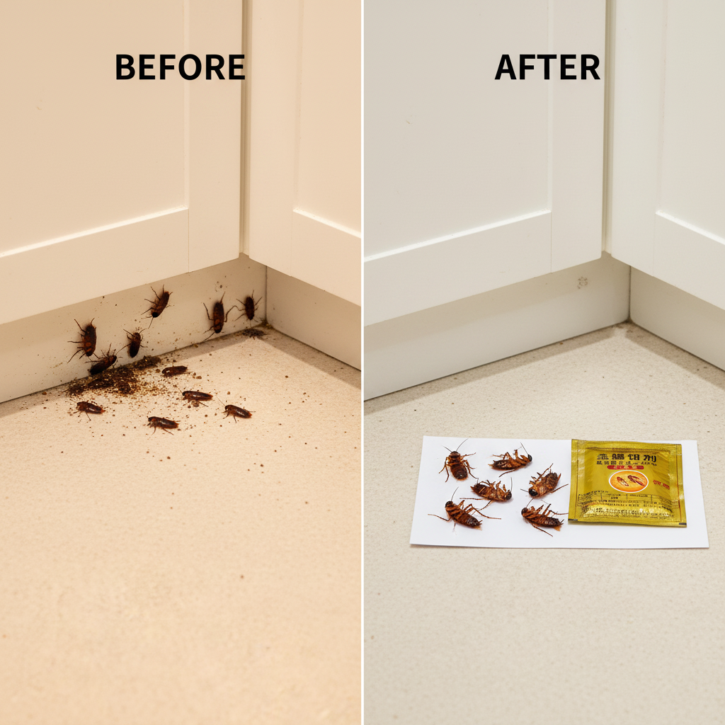 Chinese Cockroach Killing Powder in 50 individual sachets