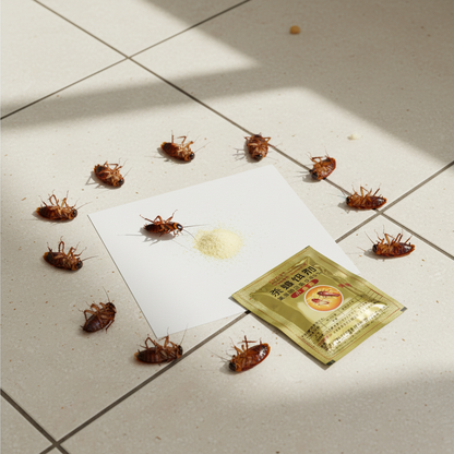 Chinese Cockroach Killing Powder in 50 individual sachets