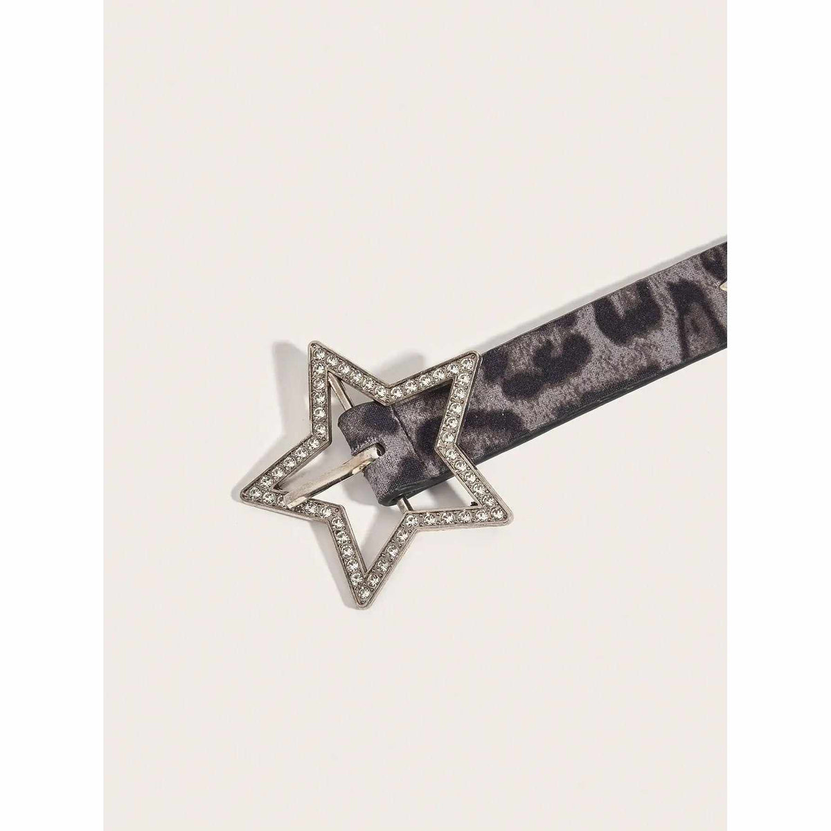 Creative Women's Star Rivet Metal Eyelet PU Belt